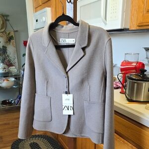 Zara Women's Taupe Blazer